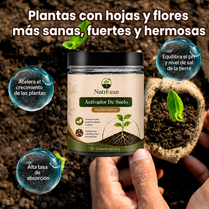 Activador / Mejorador De Suelo Para Plantas Más Sanas y Hermosas