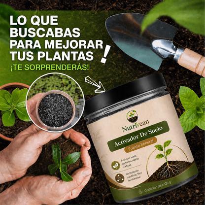 Activador / Mejorador De Suelo Para Plantas Más Sanas y Hermosas