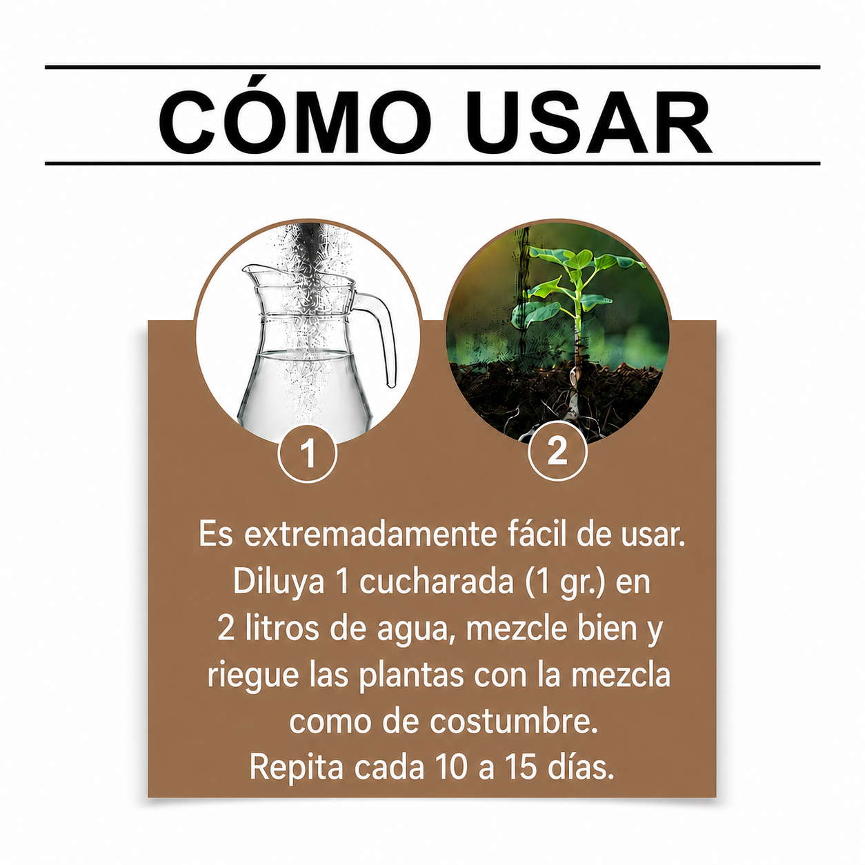 Activador / Mejorador De Suelo Para Plantas Más Sanas y Hermosas