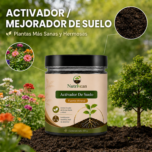 Activador / Mejorador De Suelo Para Plantas Más Sanas y Hermosas
