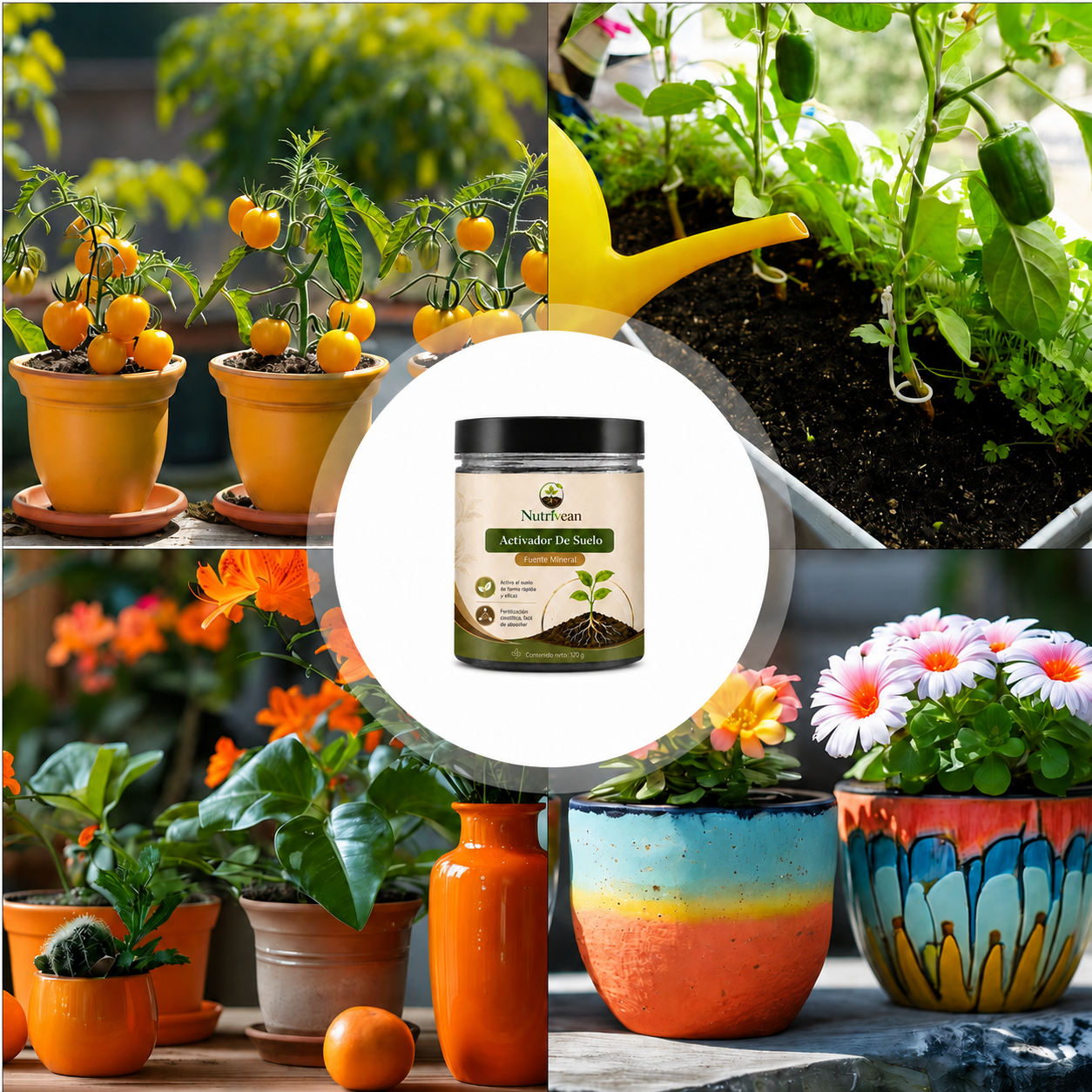 Activador / Mejorador De Suelo Para Plantas Más Sanas y Hermosas